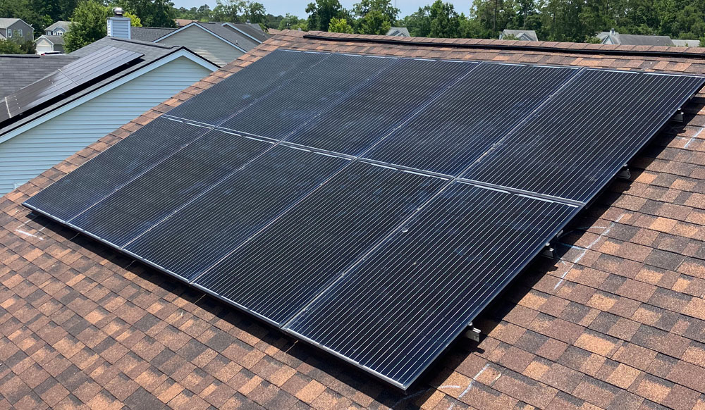 Solar Panel On Roof
